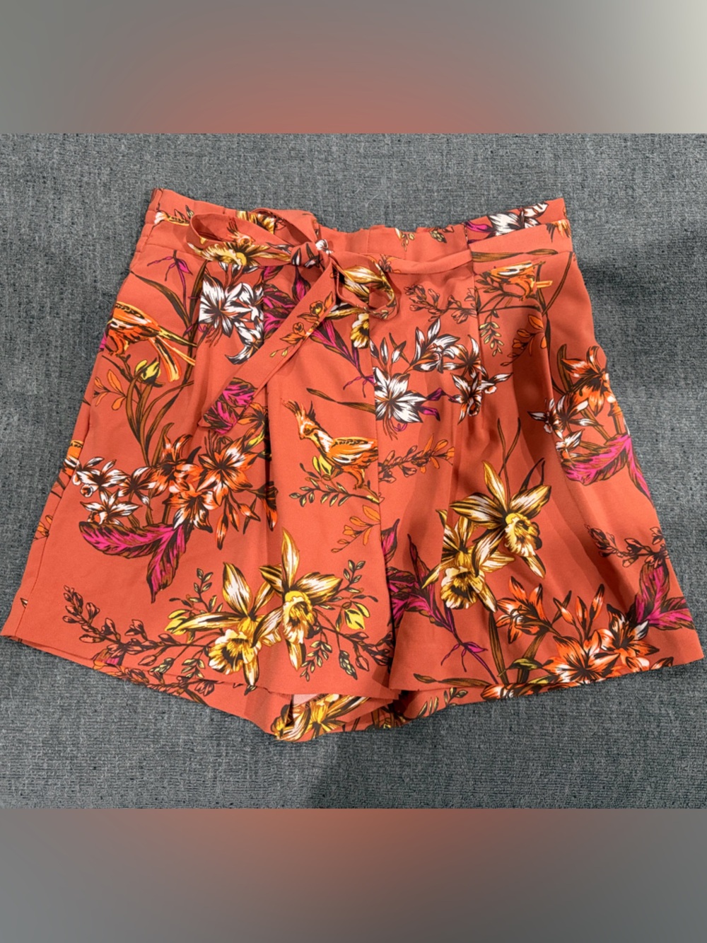 Worthington Floral Pull-On Shorts